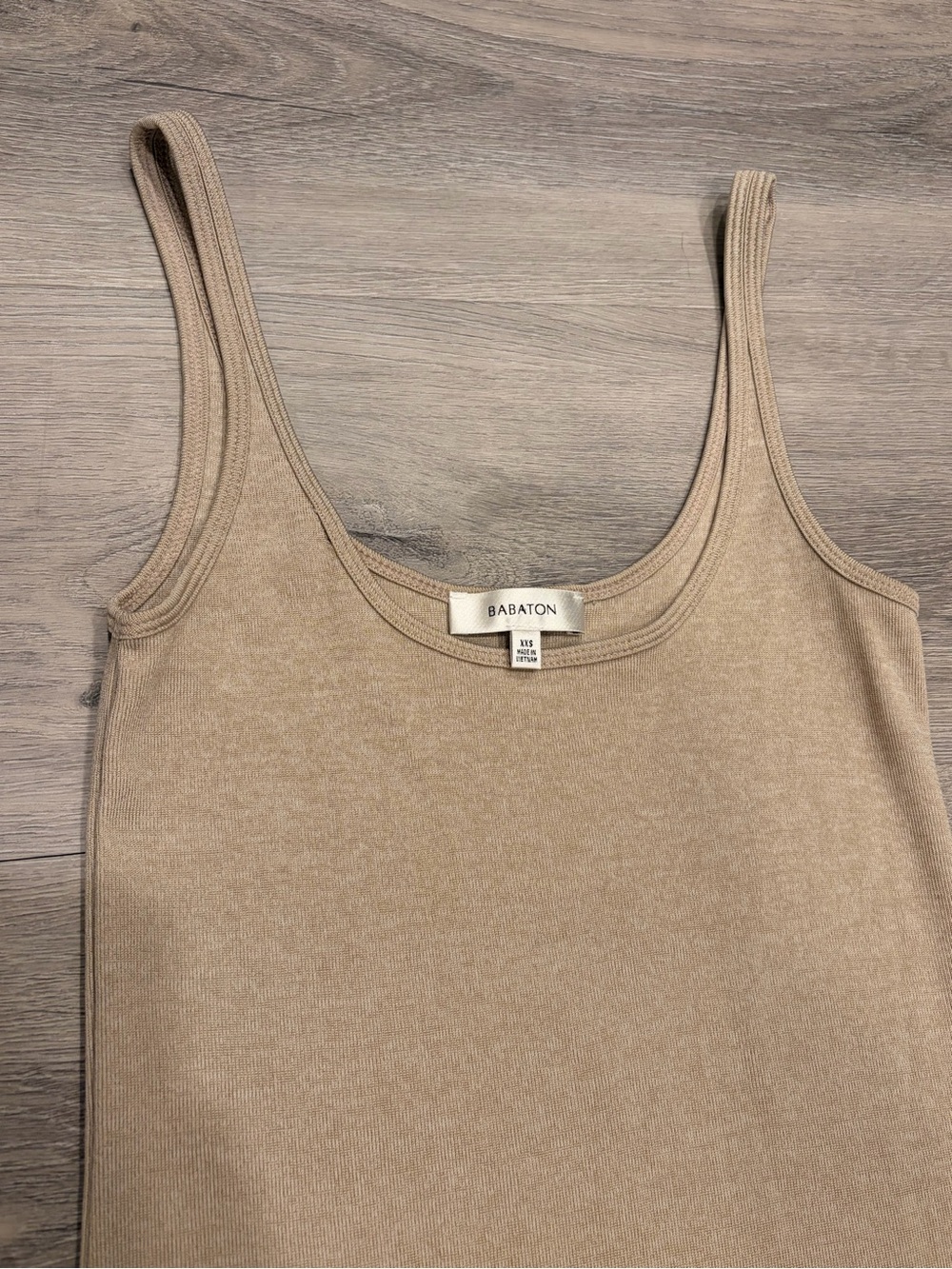 Aritzia Neutral Tank Maxi Dress in Beige - Picture 2 of 6